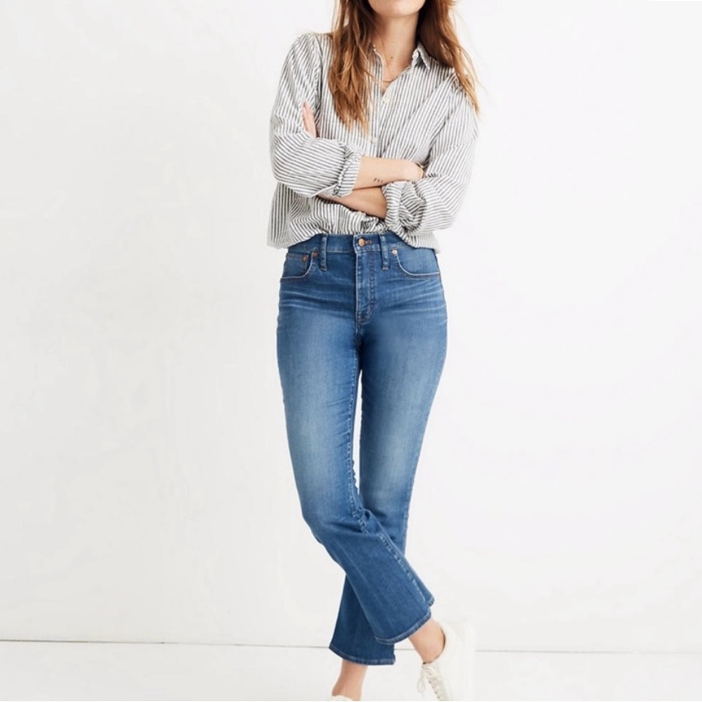 Madewell Women’s Sz 30 Cali Demi-Boot Jeans in Tierney Wash: Eco Edition